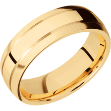 Load image into Gallery viewer, 14K Yellow Gold + Polish , Bead Finish
