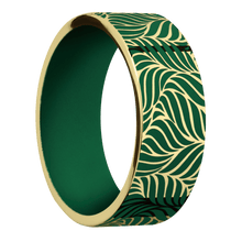 Load image into Gallery viewer, 14K Yellow Gold + Polish Finish + Green
