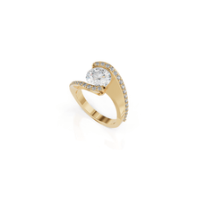 Load image into Gallery viewer, Aquarius Engagement Ring
