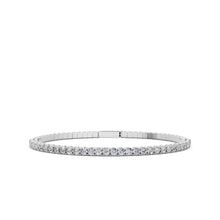 Load image into Gallery viewer, Lab Diamond Flexi Half Bangle Bracelet
