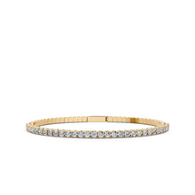 Load image into Gallery viewer, Lab Diamond Flexi Half Bangle Bracelet
