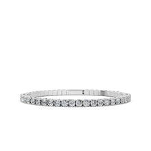 Load image into Gallery viewer, Lab Diamond Flexi Half Bangle Bracelet
