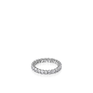 2.5-Carat Oval Lab Diamond Eternity Band