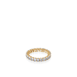 2.5-Carat Oval Lab Diamond Eternity Band