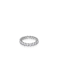 Load image into Gallery viewer, 3-Carat Oval Lab Diamond Eternity Band
