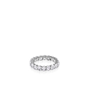 4-Carat Oval Lab Diamond Eternity Band