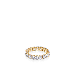 4-Carat Oval Natural Diamond Eternity Band