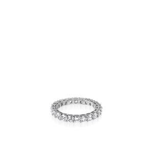 2-Carat Round Lab Diamond Eternity Band