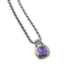 Chorus Gemstone Small Pendant Necklace – John Atencio