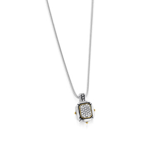 Sahara Small Diamond Pave Pendant Necklace