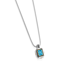 Sahara Small Gemstone Pendant Necklace