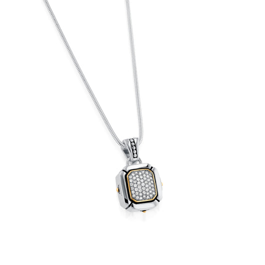 Sahara Pave Diamond  Pendant Necklace