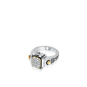 Sahara Small Pave Diamond Ring