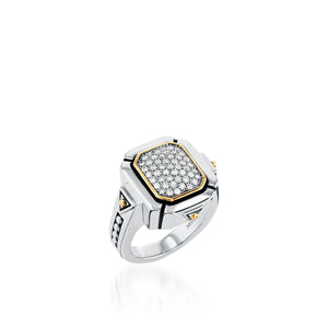 Sahara Pave Diamond Ring