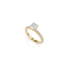Load image into Gallery viewer, Essence  Round Engagement Ring
