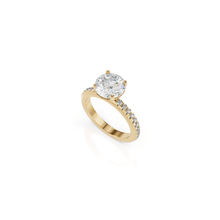 Load image into Gallery viewer, Essence  Round Engagement Ring
