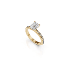 Load image into Gallery viewer, Essence Emerald Cut Engagement Ring
