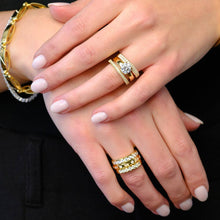 Load image into Gallery viewer, Celeste Alternating Marquise and Round Diamond Anniversary Band
