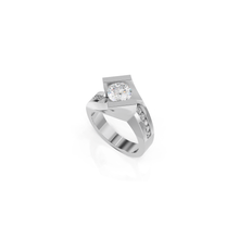 Load image into Gallery viewer, Intrigue Round Engagement Ring

