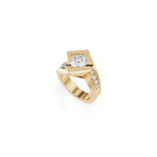 Load image into Gallery viewer, Intrigue Round Engagement Ring
