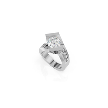 Load image into Gallery viewer, Intrigue Round Engagement Ring
