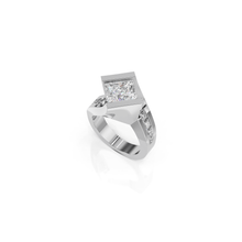 Load image into Gallery viewer, Intrigue Princess Cut Engagement Ring
