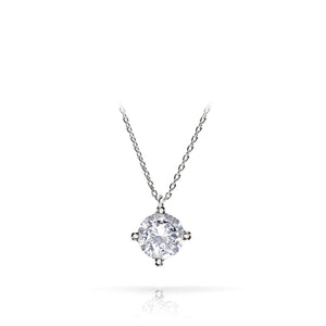 Hope Solitaire Diamond Pendant Necklace