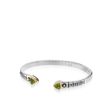 Load image into Gallery viewer, Arrivo Petite Trillion Flexible Cuff Bracelet

