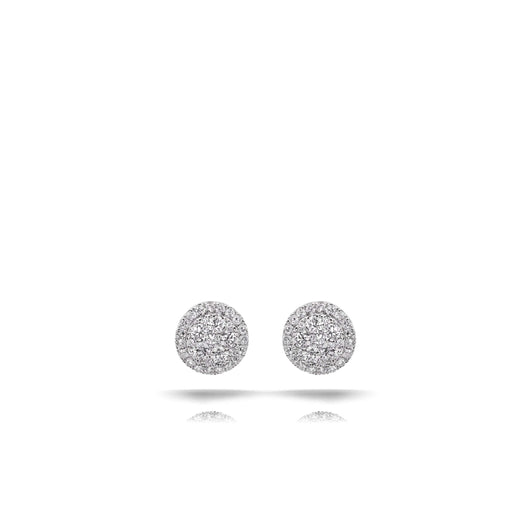 Sue Round Diamond Cluster Studs