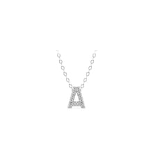 Load image into Gallery viewer, Small Lab Diamond Initial Pendants
