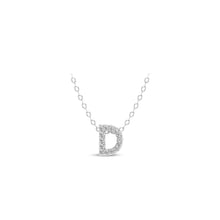Load image into Gallery viewer, Small Lab Diamond Initial Pendants
