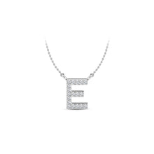 Load image into Gallery viewer, Large Lab Diamond Initial Pendants
