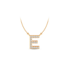 Load image into Gallery viewer, Large Lab Diamond Initial Pendants
