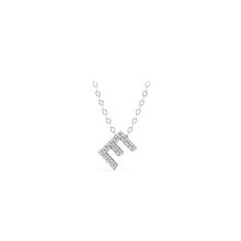 Load image into Gallery viewer, Small Lab Diamond Initial Pendants
