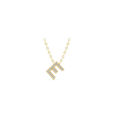 Load image into Gallery viewer, Small Lab Diamond Initial Pendants
