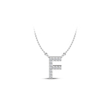 Load image into Gallery viewer, Large Lab Diamond Initial Pendants
