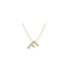 Load image into Gallery viewer, Small Lab Diamond Initial Pendants
