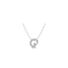 Load image into Gallery viewer, Small Lab Diamond Initial Pendants
