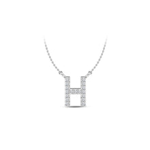 Load image into Gallery viewer, Large Lab Diamond Initial Pendants
