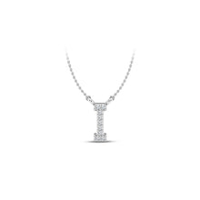 Load image into Gallery viewer, Large Lab Diamond Initial Pendants
