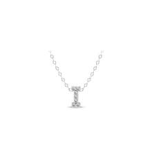 Load image into Gallery viewer, Small Lab Diamond Initial Pendants
