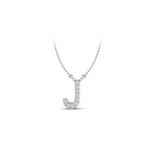 Load image into Gallery viewer, Large Lab Diamond Initial Pendants
