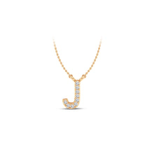 Load image into Gallery viewer, Large Lab Diamond Initial Pendants
