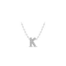 Load image into Gallery viewer, Small Lab Diamond Initial Pendants
