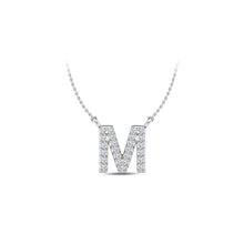 Load image into Gallery viewer, Large Lab Diamond Initial Pendants
