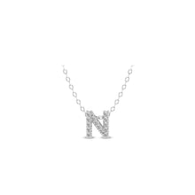 Load image into Gallery viewer, Small Lab Diamond Initial Pendants
