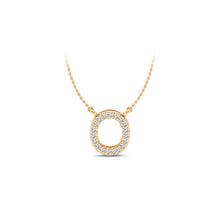 Load image into Gallery viewer, Large Lab Diamond Initial Pendants

