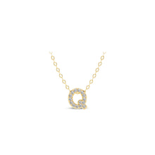 Load image into Gallery viewer, Small Lab Diamond Initial Pendants
