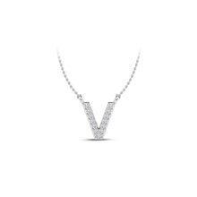 Load image into Gallery viewer, Large Lab Diamond Initial Pendants
