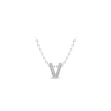 Load image into Gallery viewer, Small Lab Diamond Initial Pendants
